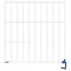 World Clean 倉庫層架隔板網 60 x 60 cm + 扣環組, 藍色(扣環), 1套