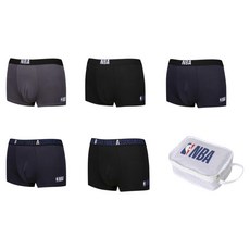 NBA 남성용 어센틱 드로즈 팬티 5종 파우치