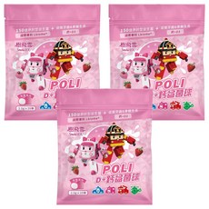 SnowIOU 樹飛雪 POLI D+鈣益菌球 草莓風味, 50g, 3個