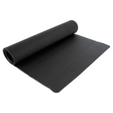 제로투히어로 PVC 헬스 홈트레이닝 층간소음 미끄럼방지 충격흡수 매트, 블랙, 1개