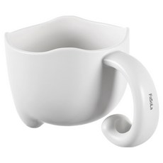 FaSoLa 多功能貓咪漱口杯, 雪域白, 1個