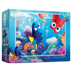 PUZZLE LIFE 尋找多利拼圖 D114, 混合顏色, 100件, 1個