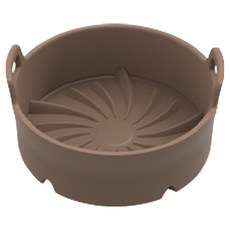 Hong's Papa & Hong's Mama 矽膠氣炸鍋專用圓形容器 18.5cm, 單一顏色, 2個