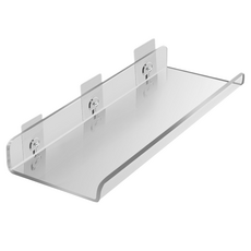 정준다퍼 깔끔한 아크릴다용도 벽선반 type 4, 투명, 1단