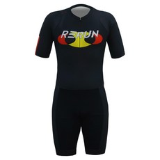 RERUN 鐵人三項用 Jet Pro 泳衣, 黑色