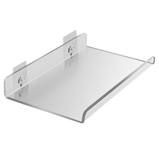 정준다퍼 깔끔한 아크릴다용도 벽선반 type 2, 투명, 1단