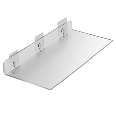 정준다퍼 깔끔한 아크릴다용도 벽선반 type 17, 투명, 1단