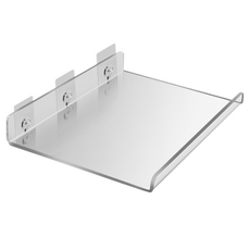 정준다퍼 깔끔한 아크릴다용도 벽선반 type 3, 투명, 1단