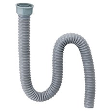 YNET 韓國製水槽軟管100cm, 灰色, 1個