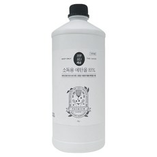 정말싫다 식품첨가물용 소독 에탄올, 1개, 1L