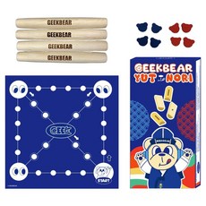 GEEKBEAR 擲柶遊戲套組, 混合顏色, 1套