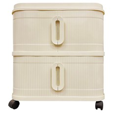 7822 Shop 生活選物 捲簾摺疊櫃 二層, 杏色