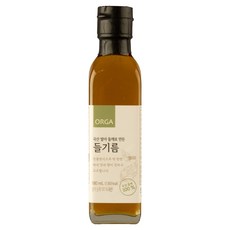올가홀푸드 국산 발아 들깨로 만든 들기름, 180ml, 1개
