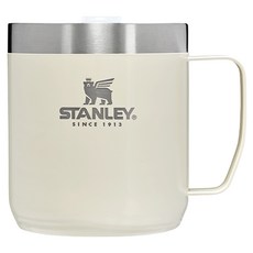STANLEY 台灣公司貨 經典系列 不鏽鋼咖啡馬克杯, 光澤奶油白, 1個, 350ml