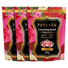 Mega 3效合1高級香水衣物芳香豆 玫瑰花香, 500g, 3包