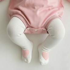 Bidangil 新生兒用 Heartz 防寒刷毛內搭褲