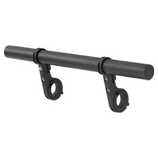 디펜즈만 알루미늄 자전거 핸들 연장바 30cm, 블랙, 1개