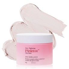 DERLADIE 毛孔緊緻粉紅毒素 毛孔皮脂吸附泥膜 60g, 1入, 1個