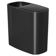 Mabso Shop 防臭狹縫按壓式垃圾桶 BRP2487, 黑色