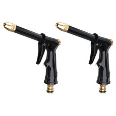 Apnalchangchang 強力細長噴槍噴灑器噴頭, 黑色, 2個