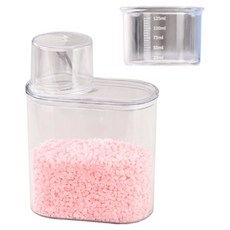 오템 눈금 세제 소분 용기 1L, 투명, 1개