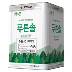 제비스코 푸른솔 1급 내부 페인트, 백색, 1개, 18L