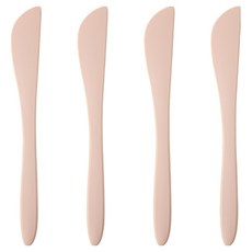 EasySili 矽膠奶油刀, 粉紅色, 4個