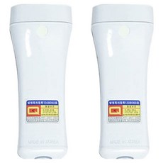 松光產業 韓國製 LED 便攜式照明手電筒 緊急照明燈 KDT-SB, 白色, 2個