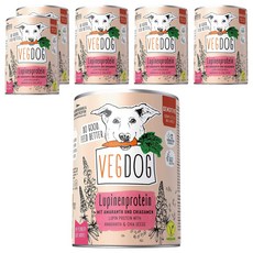 VEGDOG 蔬狗 蔬食冠軍犬罐 敏感犬配方, 蔬食, 400g, 6罐