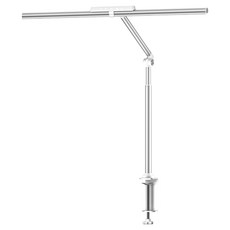 dTrend Lumina 寬版 LED 桌燈 GFDA5-2401000K, 緞面銀