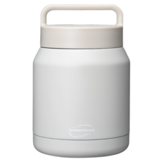 THERMOcafe 凱菲 不銹鋼真空保溫食物罐 TCHF-650-LGY, 凝脂灰, 1個, 650ml