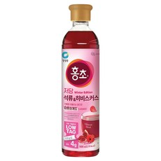 홍초 저당 석류 앤 히비스커스, 900ml, 1개