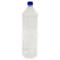 H 方形礦泉水PET瓶 2L + 藍色瓶蓋 30mm 套組, 15套