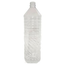 H 方形礦泉水PET瓶 2L + 白色 30mm 瓶蓋組, 15套