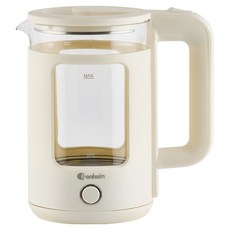 벤하임 대용량 이중 단열 무선 유리 전기주전자 1.5L, BKK001