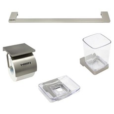 HANSSEMBATH 浴室配件4件組 2700, 單一顏色, 1套