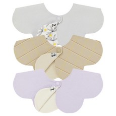 코니 유아용 리버서블 턱받이 3종 세트, E세트, 1세트