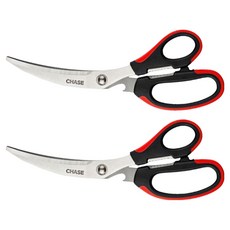 Chase My Home 曲線廚房剪刀, 混合顏色, 2個