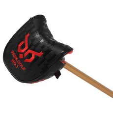 BUKURO HONMA BH圖案燙金桿頭套, 黑色, 1個