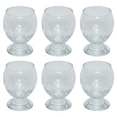 라브 NEC14 OPTF 홈카페 유리컵 280ml, 투명, 6개