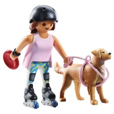 Playmobil 摩比人 獵犬與滑板手公仔 71739, 1個