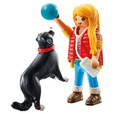 Playmobil 摩比人 山犬與女子公仔 71738, 1個