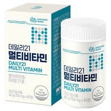 대상웰라이프 데일리21 멀티비타민 60p, 45g, 1개