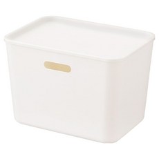 아이리스 뚜껑식 정리함 FTI-38, 화이트, 6개