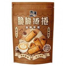 青澤 脆脆捲捲 焦糖拿鐵口味, 240g, 1個