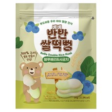 BEBE 貝兒 雙色大米餅, 30g, 1個, 藍莓菠菜