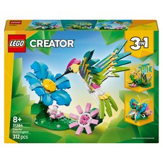 레고 크리에이터 31384 세계의 동물 탐험 벌새 31384, 혼합색상, 1개