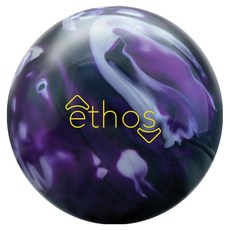 Brunswick Ethos 混合 Bowling 球, 黑色 + 紫色 + 灰色, 1個