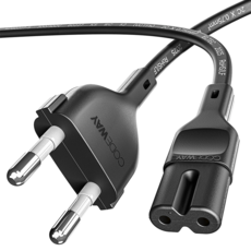 코드웨이 국산 AC 8자코드 전원케이블 블랙, 1개, 1.2m