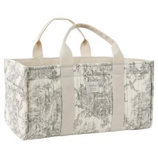 EmonG 布質尿布收納整理箱, 灰色